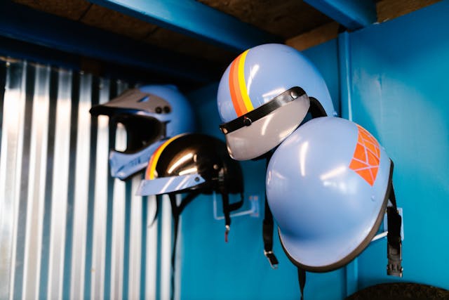 casques de moto